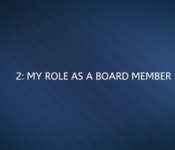 Chapter 2: My Role as a Board Member