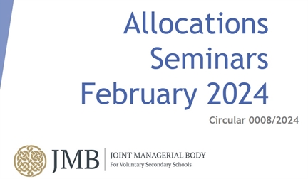 Allocations Workshop Presentation