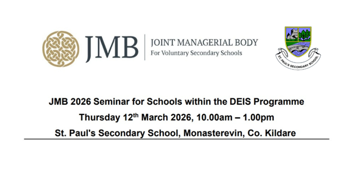 JMB Seminar for School Personnel from Within the DEIS Programme