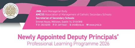 Newly Appointed Deputy Principals' Professional Learning Programme 2026 - Late Appointees