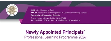 Newly Appointed Principals’  Professional Learning Programme 2026 Late Appointees
