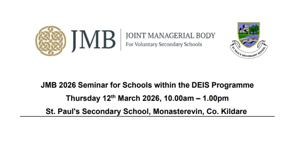 JMB Seminar for School Personnel from Within the DEIS Programme - Joint ...